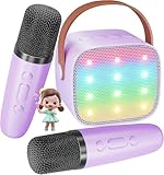 BONAOK Karaoke Mikrofon Kinder, Bluetooth Karaokemaschinen für Kinder...