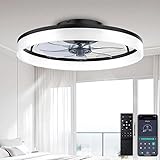 DWDVBL 40cm Deckenventilator Mit Beleuchtung 48W 220V Dimmbare...