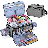 Luxja Nähset Aufbewahrung, Nähzubehör Tasche Organizer für Anfänger,...