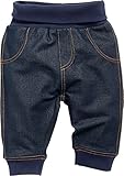 Playshoes Sweat-Hose Jogginghose Unisex Kinder, Jeans-optik ,74