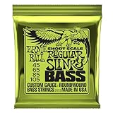 Ernie Ball Regular Slinky Nickel Wound Short Scale Bass-Saiten, Stärke...