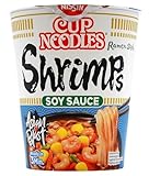 Nissin Cup Noodles – Soy Sauce Shrimps, 8er Pack, Soup Style...