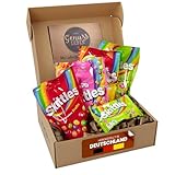 Genussleben Box mit 600g Skittles zum Naschen und Teilen für Familie,...