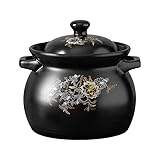 MEMEM Keramik-Kochtopf, japanischer Donabe-Eintopf, hitzebeständiges...