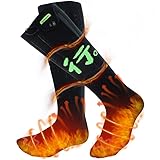 Beheizte Socken, Elektrische Heizsocken Damen Herren, Wiederaufladbare...