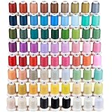 New brothread 100% Frosted Mattes Maschinenstickgarn 72 Spulen 40WT 500M...