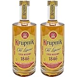 2 Flaschen Krupnik Honig a 500 ml 38% vol. Honiglikör