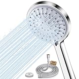 FASDUNT Duschkopf Wassersparend 【Wasserersparnis 49%】𝟱 Strahlarten...