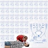 50 Stück Gesichtsschutz, CPR/Beatmungsmaske zur Persönlichem Schutz,...
