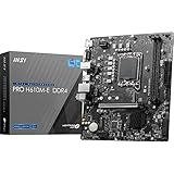 MSI PRO H610M-E DDR4 Motherboard, Micro-ATX - Unterstützt Intel 12th Gen...