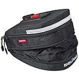 KLICKfix Farradtasche Micro 200 Expandable Schwa Satteltasche, Schwarz, 19...