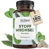 Yes Vegan® Stoffwechsel Kapseln (180 Kapseln) mit Cholin, Zink,...
