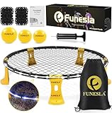 Funeslaball Outdoor Spieleset, Beleuchtetes Roundnet Spieleset Team Games...