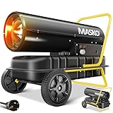 MASKO® Heizkanone 30kW Diesel Bautrockner Bauheizer Heißluftgenerator...