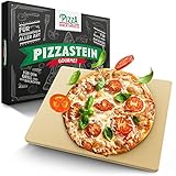 Pizza Divertimento - DAS ORIGINAL - Pizzastein für Backofen & Gasgrill –...