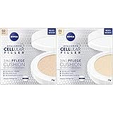 NIVEA 3in1 Anti-Age Pflege Kissen für natürliche Tönung und...