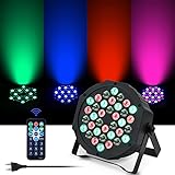 LED Par Strahler 36 LED 72W Discolicht Partylicht RGB DMX512 mit...