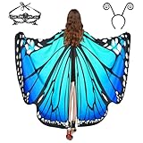 Schmetterling Kostüm Damen Flügel Schmetterlingsflügel Erwachsene...