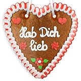 Lebkuchenherz - 18cm - Hab Dich lieb