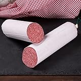 WURSTBARON® - Salami Mailänder Art 1,2 Kg - pikante Würzung - mittelgrob...
