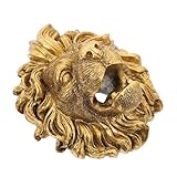 SHOWERORO Lion Head Wandbrunnen Wasserspeier aus Resin Dekorativer...