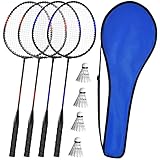 KH Federball Set Badminton Schläger Set 2-4 Spieler für Erwachsene...