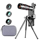 Tosuny Handy Kamera Objektiv Kit - 28X Telephoto/0.6X Weitwinkel/20X...