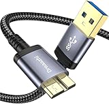 Dreaazhi USB 3.0 Micro B Kable 0.5M, USB3.0A anf Micro B 5Gbps Externe...