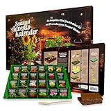Saatgut Adventskalender 2025 – Komplettes Anzuchtset mit 24 Samenarten &...