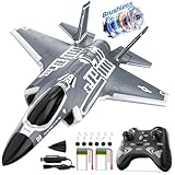 DEERC F35 4 Kanal Brushless RC Flugzeug für Erwachsene, ferngesteuertes...