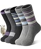 SIMIYA Merino Wandersocken Damen 5 Paar Merino Socken Thermosocken...