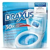 DRAXUS 30x Spülkasten Tabs, Wasserkastenwürfel für den Spülkasten im...