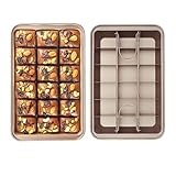 SVNR Brownie Backform,Antihaftbeschichtete Kuchenform Brownie mit...