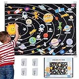 BONNYCO Sonnensystem Kinder 61 Filz Figuren. Planeten Kinder Spielzeug,...