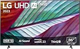 LG 86UR78006LB 218 cm (86 Zoll) UHD Fernseher (Active HDR, 60 Hz, Smart TV)...