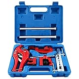 FreeTec Bördelgerät Bremsleitung Bördelwerkzeug Klimaanlage, 3-42mm PVC...