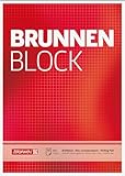 Brunnen 1052728 Briefblock / Schreibblock / Der Brunnen Block (A4, kariert,...