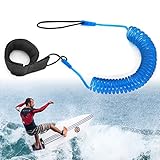 JEEZAO Surfboard Leash,TPU Paddle Leash mit Sicherheit Fußschlaufe für...