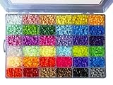 La Manuli Sortiert Fuse Beads Kit - 11000 Stück 5 mm 36 Farben...