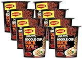 MAGGI Magic Asia Noodle Cup Duck, Instant-Nudeln mit Enten-Geschmack,...