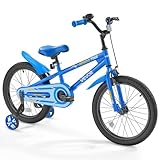 VEVOR Kinderfahrrad, 18 Zoll BMX-Stil-Fahrrad mit Stützrädern, empfohlene...