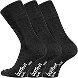 TippTexx 24 6 Paar seidige Bambus Socken, Geruchs-Killer mit Anti-Loch...