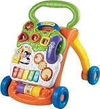 VTech Baby Spiel- und Laufwagen – Lauflernwagen mit regulierbarer...