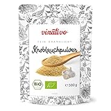 vinativo Knoblauchpulver BIO – fein granuliert – 500g – Knoblauch...