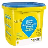 Saint-Gobain Weber Superflex 2K Flexible Bitumen Dickbeschichtung