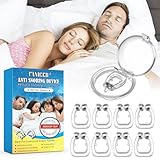 8 PCS Schnarchstopper, Wiederverwendbares Anti Schnarch, Schnarchstopper...