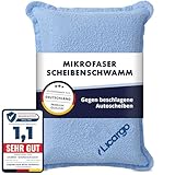 LICARGO Mikrofaser Scheibenschwamm [2in1] - Gegen Beschlagene Autoscheiben...