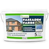 derendo Silikonharz Fassadenfarbe Terracotta ULTRA Wetterschutz Aprikose 5...