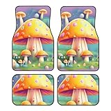 Universal-Automatten, 4er-Set, weiche Fantasy-Traum-Pilz-Fußmatte,...