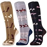 Belloxis Reitsocken 35-38 Damen Pferde Mädchen Geschenk Reitsocken Damen...